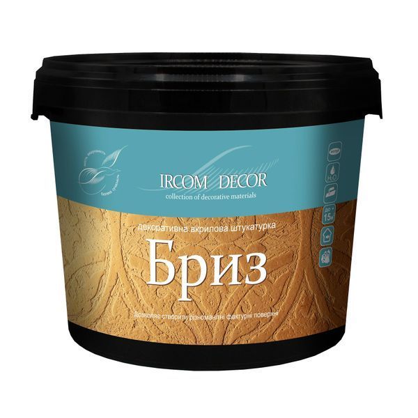 Декоративная штукатурка Ircom Decor Бриз Белая 15 кг i00800179 фото