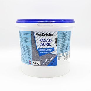 Шпаклівка фасадна ProCristal Fasad Acryl IR-21 7,5 кг i00200313 фото