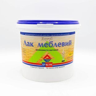 Лак для мебели Ирком ProCristal ИР-13 Прозрачный Глянцевый 10 л i00100131 фото