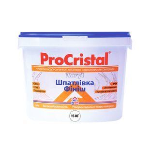 Шпаклівка фінішна ProCristal Finish Acryl IR-24 15 кг i00200318 фото